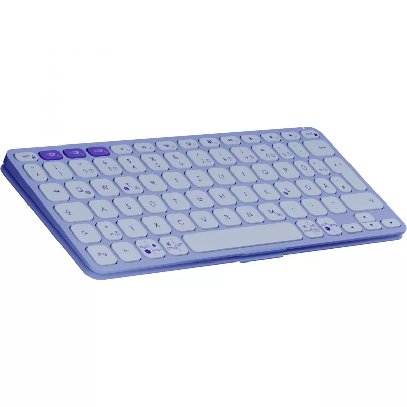Logitech Keys-To-Go 2, Flieder, Bluetooth, vācu izkārtojums, 920-012966