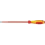 Knipex VDE spraudņu skrūvgriezis ar spraugu, asmens platums 4.5 mm, asmens garums 180 mm, DIN EN 60900 (98 21 45)