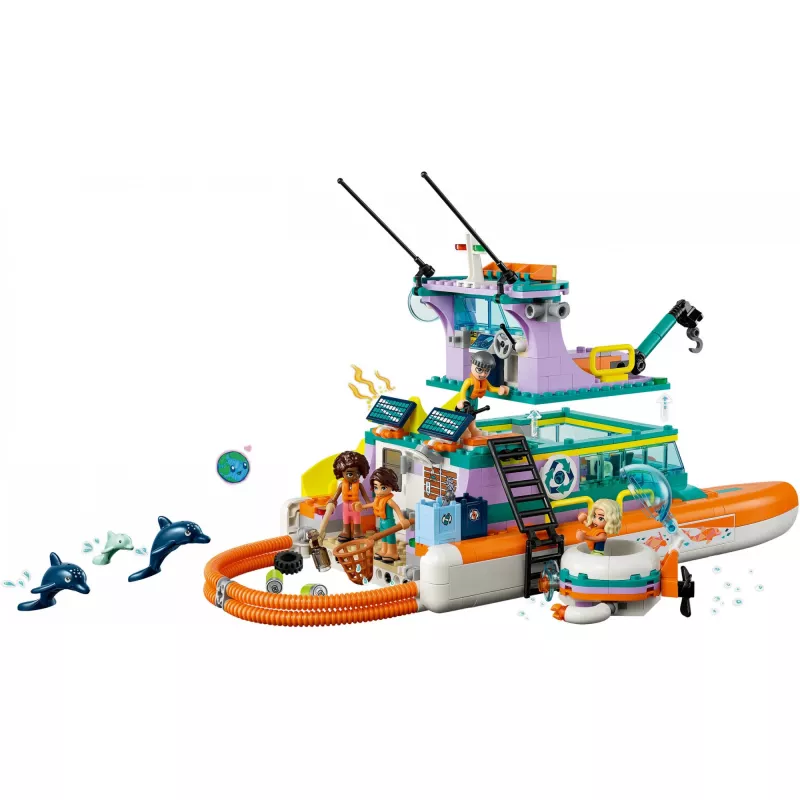 LEGO Friends glābšanas laiva 41734 — 1132 gabali, 10+ gadi, ar minilellēm un aksesuāriem