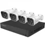 Foscam FNA108E-B4-2T Video novērošanas sistēma Balta 4x 4K PoE Bullet kameras, 1x 8-kanālu NVR