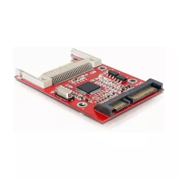 DeLOCK 91660 SATA karšu lasītājs CF I/II Microdrive sarkans