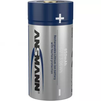 Ansmann 16340 Li-ion uzlādējama baterija 850 mAh 3,6 V ar Micro USB ieeju 1300-0015