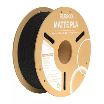 Filaments PLA Matte ELEGOO (melns)