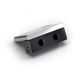 Ūdens dzesēšanas terminālis Alphacool Eisblock Aurora 180° (13763) — RGB saderīgs, 180° leņķa terminālis