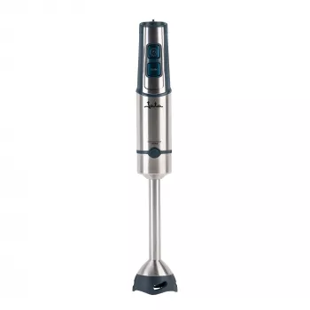 Jata JEBT1854 rokas blenderis — 1500 W, līdz 14 500 apgr./min, nerūsējošā tērauda asmeņi, tumši zils