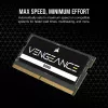 Corsair Vengeance SO-DIMM 64 GB DDR5-5600 (2x 32 GB) Dual-Kit, melns, CMSX64GX5M2A5600C48