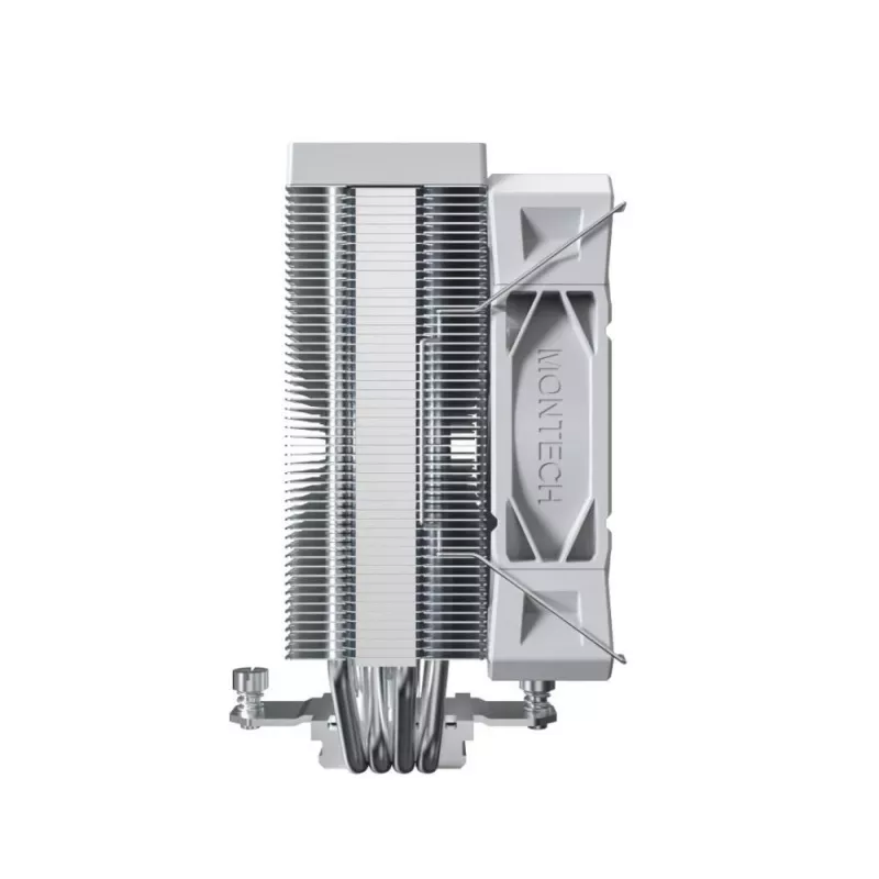 Montech NX400 procesora gaisa dzesētājs, dažādām ligzdām, 120 mm, balts