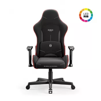 Spēļu krēsls Diablo X-Starter Black LED — Diablo X-Starter spēļu krēsls ar iebūvētu LED apgaismojumu