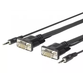 Vivolink PROVGAMCS1.8 video kabeļa adapteris 1.8 m VGA (D-Sub) + 3.5 mm Melns
