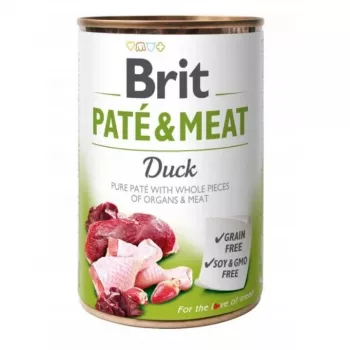 BRIT Pate&Meat Adult Pīle - Slapjā suņu barība - 400 g