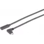 USB kabelis S/CONN 13-54015 USB 3.2 Gen 2x2 0.5 m USB C Pelēks