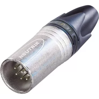 Neutrik XLR savienotājs, taisns, 7 polu, sudraba NC7MXX, 1 gab.