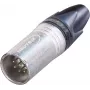 Neutrik XLR savienotājs, taisns, 7 polu, sudraba NC7MXX, 1 gab.