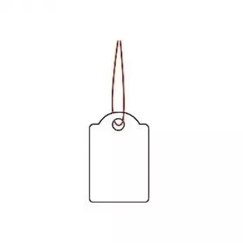 HERMA 6902 marķēšanas birkas ar sarkanu auklu 15x24 mm