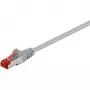 Wentronic Goobay CAT 6 savienojuma kabelis, S/FTP (PiMF), Pelēks, 10 m - LSZH bezhalogēna, Vara (50891)