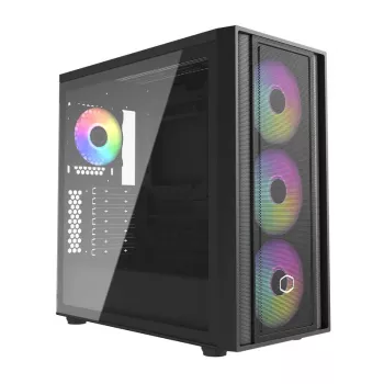PC korpuss Cooler Master MasterBox 600 Desktop Melns