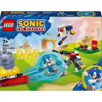 Konstruktors LEGO Sonic the Hedgehog 77001 Campfire Showdown, 177 detaļas, 1 minifigūra, 7+ gadi