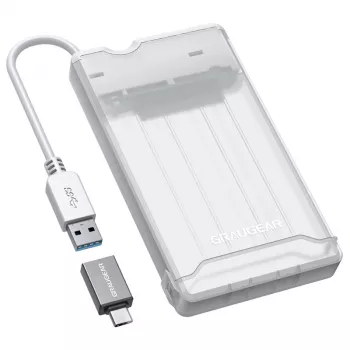 GrauGear ārējais cietā diska korpuss 2.5 inch HDD/SSD USB 3.2 Alumīnijs