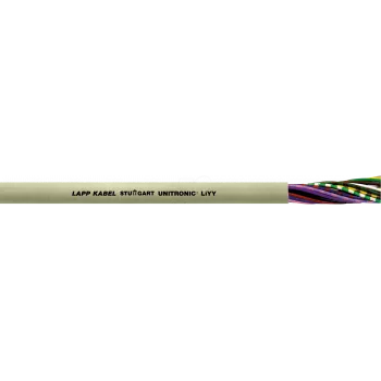 Datu kabelis UNITRONIC LiYY 2 x 0,34 mm² Pelēks 50 m (0028402)