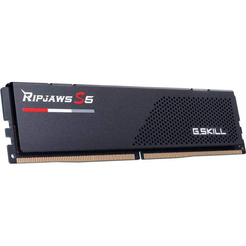 G.Skill Ripjaws S5 64 GB (2x 32 GB) DDR5-5600 Dual-Kit, atmiņa, melna, F5-5600J3636D32GX2-RS5K, Intel XMP
