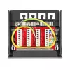 DELOCK Mini Desktop RJ45 4-port Cat.6A ekranēts sadalītājpaneļa metāla korpuss melns, 90×22×93 mm