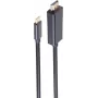 shiverpeaks ®-BASIC-S--USB savienojuma kabelis, HDMI-A spraudnis uz USB Type C spraudni, 8K60Hz, 1,8m (BS10-61185)