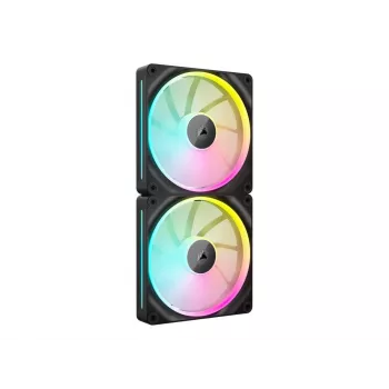 CORSAIR iCUE Link LX140 ARGB 140mm korpusa ventilatori - 2 iepakojumā, melni