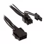 Strāvas kabelis Kolink PCIe 8-pin uz ATX/EPS 8-pin 0,35 m melns