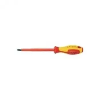 Knipex VDE Phillips skrūvgriezis PZ 0, asmens garums 60 mm DIN EN 60900 (98 25 00)