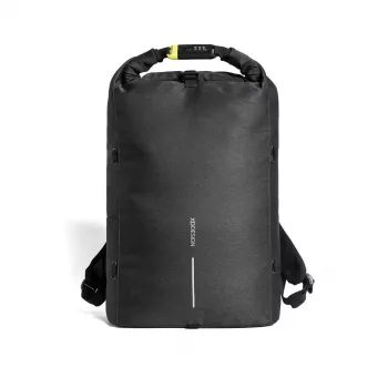 Mugursoma XDDESIGN Urban Lite Black — 21 L (paplašināma līdz 27 L), 15,6 collu klēpjdatora nodalījums, ūdensatgrūdoša, bagāžas siksna