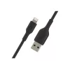 BELKIN PVC USB kabelis USB-A - Lightning, 1m, melns
