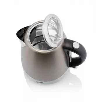 Elektriskā tējkanna ETA 1.2 L 2100 W, nerūsējošā tērauda korpuss, pelēka