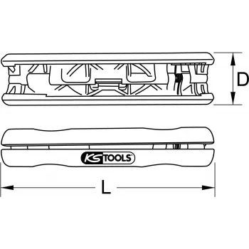 Koaksiālā kabeļa noņēmējs ks tools 115.1002 koaksiālajiem kabeļiem Ø 4,8–7,5 mm