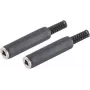 Vadu savienotājs ShiverPeaks BS50700-2 6,3 mm Melns