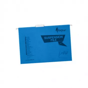 Piekaramā mape FORPUS FO22705 A4 plastmasas vadotnēm zila, 25 gab.