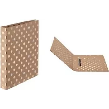 Mape ar gredzeniem Herlitz Pure Glam A4 Zelts