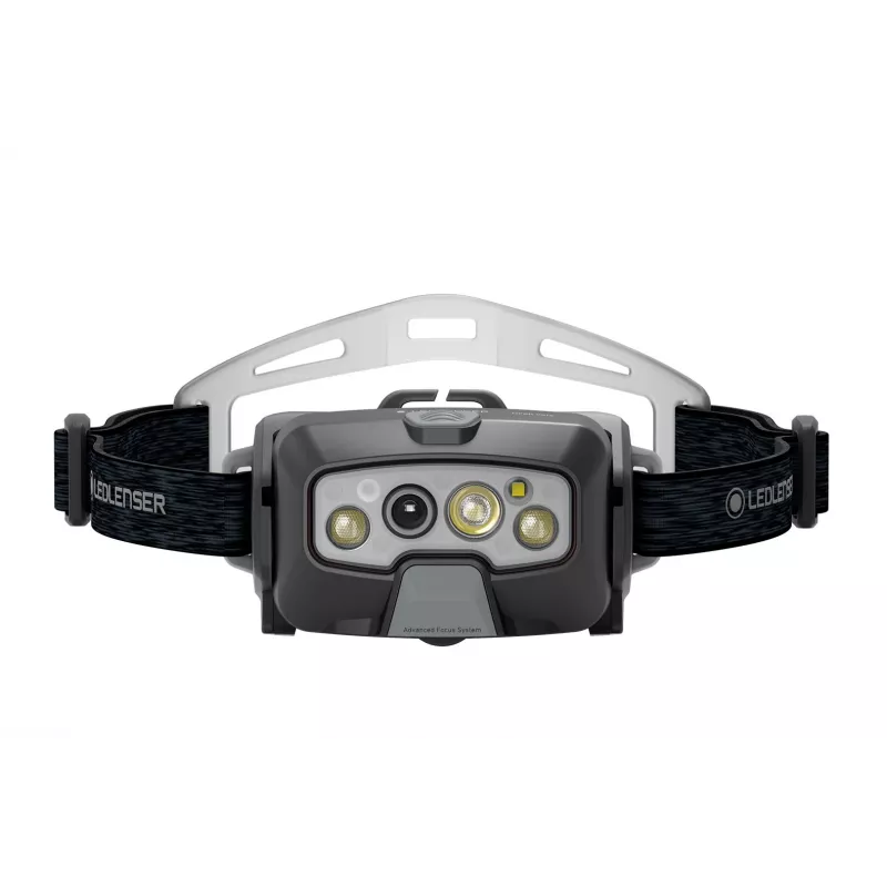 LED galvaslampa Ledlenser HF8R Core Melna