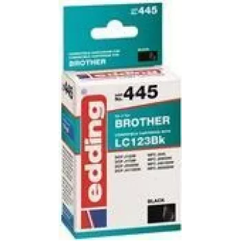 EDD-445 - Tinte - Brother - melna - LC123BK - uzpilde (18-445)