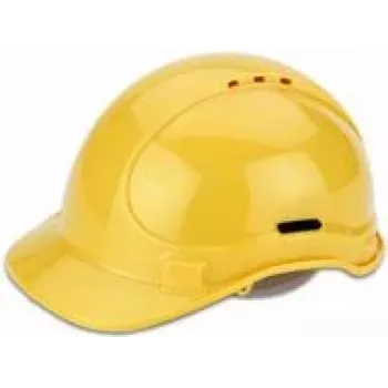 Aizsargķivere Cimco 140202 — Polietilēna aizsargķivere, balta/dzeltena, 350 g