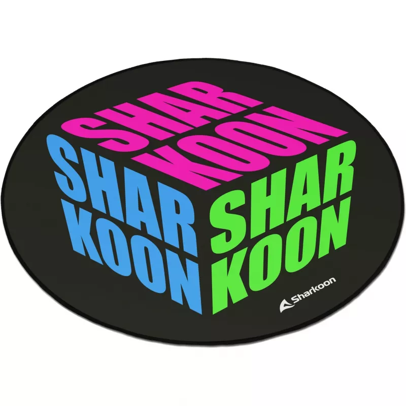 Paklājs krēslam Sharkoon SKILLER SFM11 Cube zils zaļš rozā poliesters 1200x1200x5mm