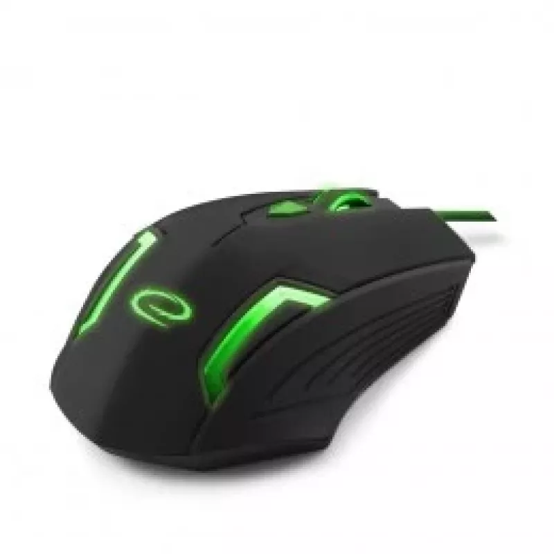 Esperanza MX205 Fighter Gaming pele, labā roka, USB Type-A, optiskā, 2400 DPI