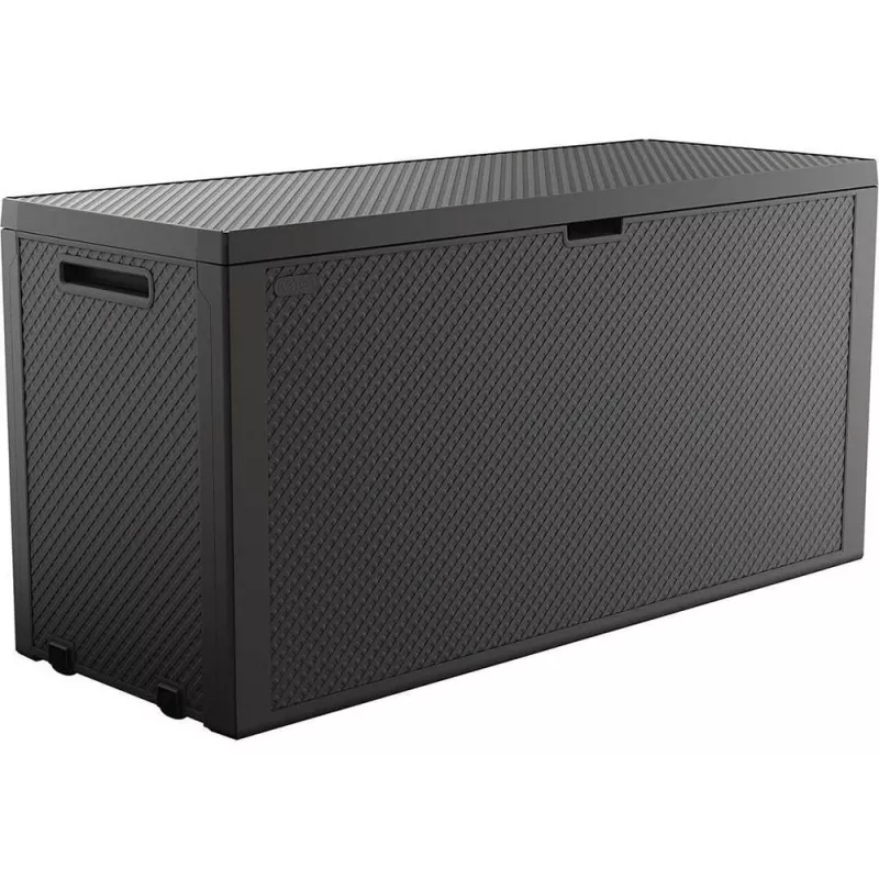 Āra glabāšanas kaste Keter 249722 270 L, laikapstākļiem izturīga, grafīta krāsa, taisnstūra 1180×440×580 mm