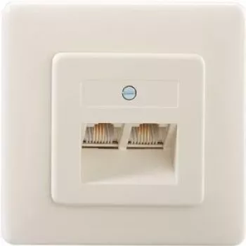 RJ-45 kontaktligzda Rutenbeck 13011240 Balta