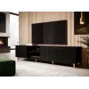 Cama RTV skapis PAFOS 200x42x52 melns matēts