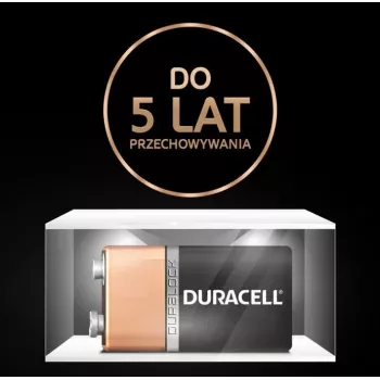 Duracell 9V baterija vienā iepakojumā 9VDUR BT0009