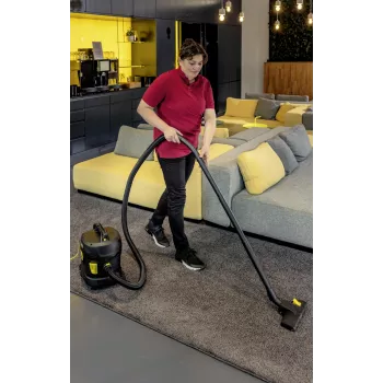 Putekļsūcējs KARCHER 1.527-222.0, 850 W, 11 L, cilindrisks, sausa tīrīšana, ar putekļu maisu, melns