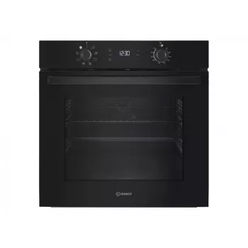 INDESIT Cepeškrāsns IO K55C B | 71 L | Elektriskā | Katalītiskā | Elektroniska | Augstums 59.5 cm | Platums 59.5 cm | Melna