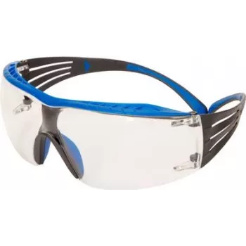 3m SF401XSGAF-BLU Zila aizsargbrilles