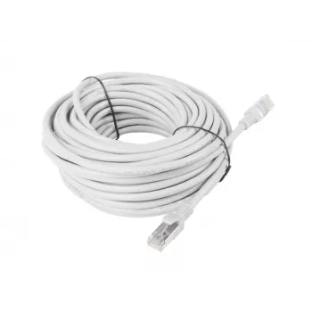 LANBERG Cat5e U/UTP RJ-45 Patch Kabelis PCU5-10CC-1500-S, 15 m, Pelēks, CCA, 26 AWG, 100 MHz