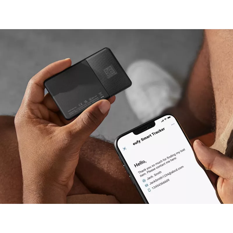 eufy Security SmartTrack Card pretnozaudēšanas Bluetooth izsekotājs